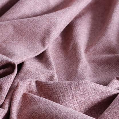 Patterdale Chenille Plain In Pink Colour Upholstery Fabric CTR-2970