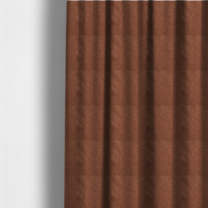 Patterdale Chenille Plain In Orange Colour Upholstery Fabric CTR-2971 - Made To Measure Curtains