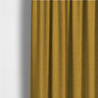 Patterdale Chenille Plain In Gold Colour Upholstery Fabric CTR-2972 - Made To Measure Curtains