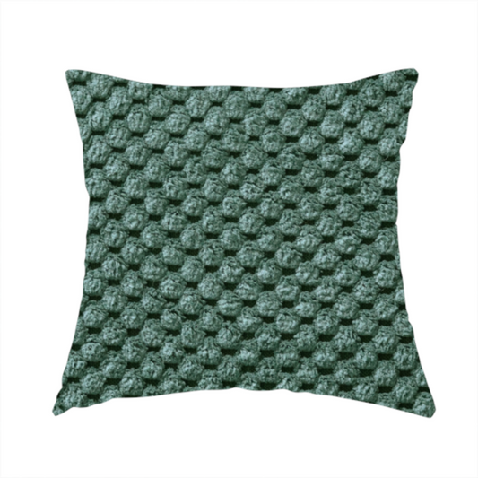 Ohio Dotted Soft Textured In Green Corduroy Upholstery Fabric CTR-2973 - Handmade Cushions