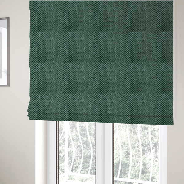 Ohio Dotted Soft Textured In Green Corduroy Upholstery Fabric CTR-2973 - Roman Blinds