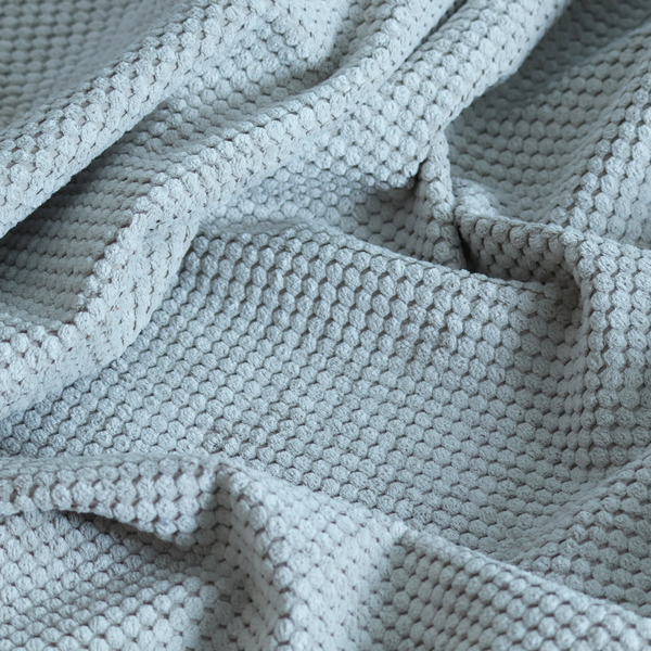 Ohio Dotted Soft Textured In Off White Corduroy Upholstery Fabric CTR-2974