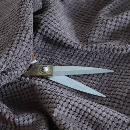 Ohio Dotted Soft Textured In Brown Corduroy Upholstery Fabric CTR-2975