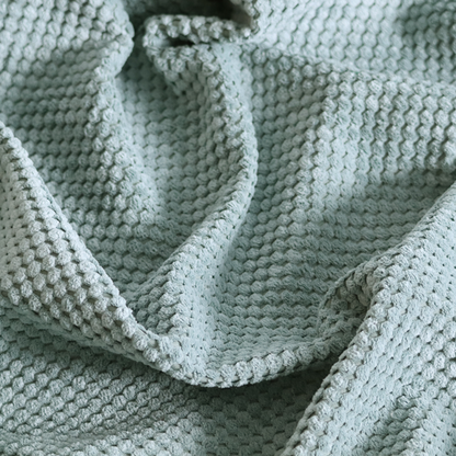 Ohio Dotted Soft Textured In Mint Green Corduroy Upholstery Fabric CTR-2976