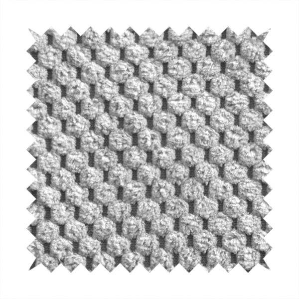 Ohio Dotted Soft Textured In Silver Grey Corduroy Upholstery Fabric CTR-2978