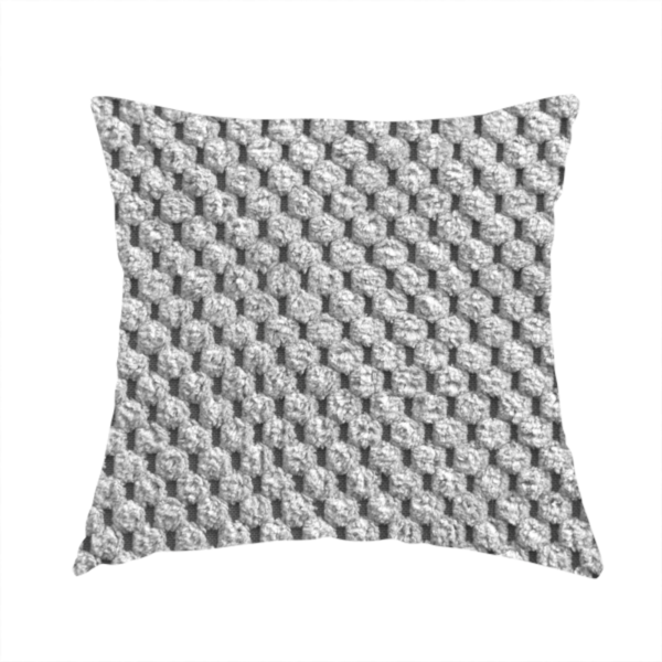 Ohio Dotted Soft Textured In Silver Grey Corduroy Upholstery Fabric CTR-2978 - Handmade Cushions