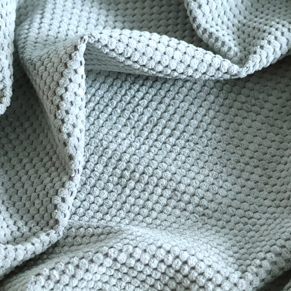 Ohio Dotted Soft Textured In Silver Grey Corduroy Upholstery Fabric CTR-2978