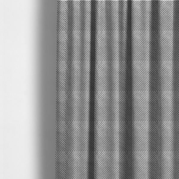 Ohio Dotted Soft Textured In Silver Grey Corduroy Upholstery Fabric CTR-2978 - Made To Measure Curtains