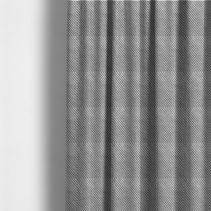 Ohio Dotted Soft Textured In Silver Grey Corduroy Upholstery Fabric CTR-2978 - Made To Measure Curtains