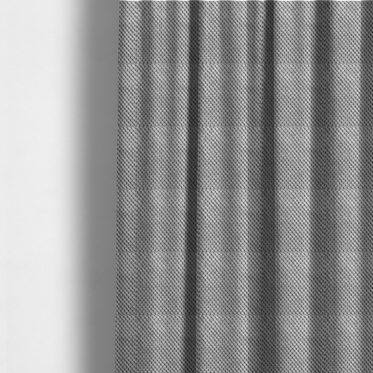 Ohio Dotted Soft Textured In Silver Grey Corduroy Upholstery Fabric CTR-2978 - Made To Measure Curtains