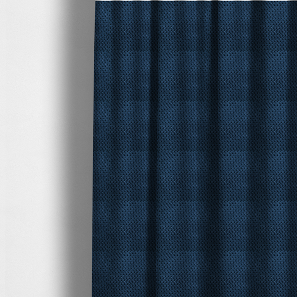 Ohio Dotted Soft Textured In Navy Blue Corduroy Upholstery Fabric CTR-2980 - Made To Measure Curtains