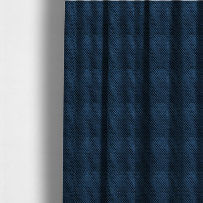 Ohio Dotted Soft Textured In Navy Blue Corduroy Upholstery Fabric CTR-2980 - Made To Measure Curtains