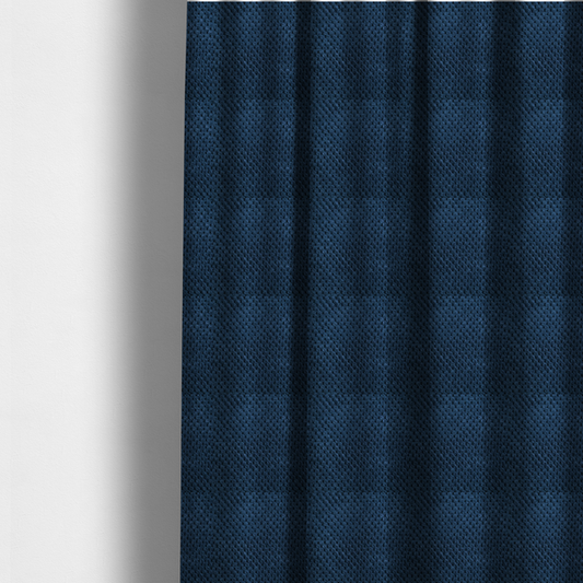 Ohio Dotted Soft Textured In Navy Blue Corduroy Upholstery Fabric CTR-2980 - Made To Measure Curtains
