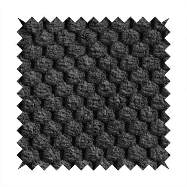 Ohio Dotted Soft Textured In Black Corduroy Upholstery Fabric CTR-2981