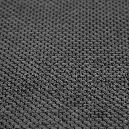Ohio Dotted Soft Textured In Black Corduroy Upholstery Fabric CTR-2981