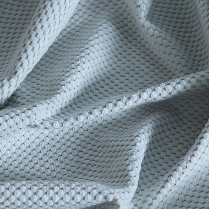 Ohio Dotted Soft Textured In White Corduroy Upholstery Fabric CTR-2982