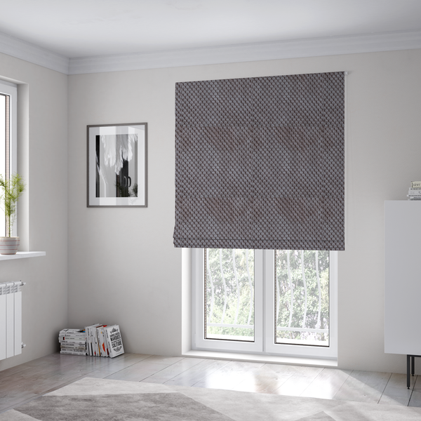 Ohio Dotted Soft Textured In Pink Corduroy Upholstery Fabric CTR-2984 - Roman Blinds