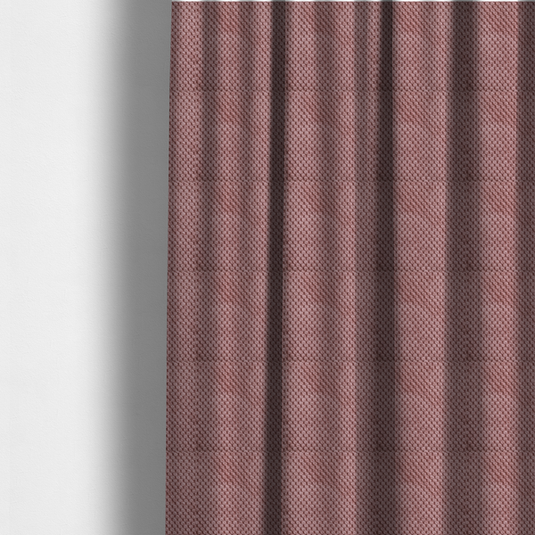 Ohio Dotted Soft Textured In Rose Pink Corduroy Upholstery Fabric CTR-2985 - Made To Measure Curtains