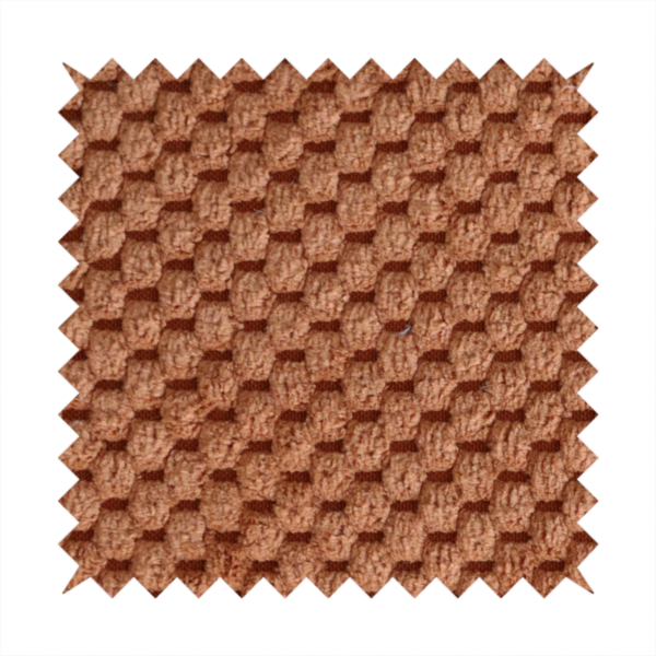 Ohio Dotted Soft Textured In Orange Corduroy Upholstery Fabric CTR-2986