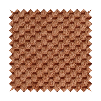 Ohio Dotted Soft Textured In Orange Corduroy Upholstery Fabric CTR-2986