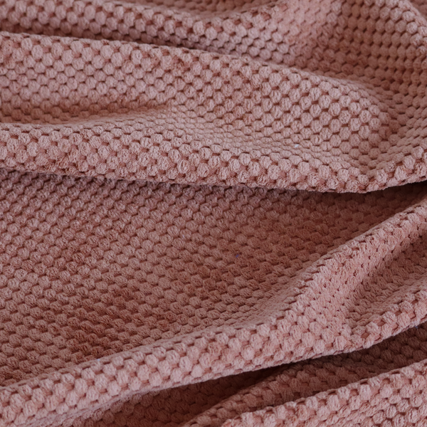 Ohio Dotted Soft Textured In Orange Corduroy Upholstery Fabric CTR-2986