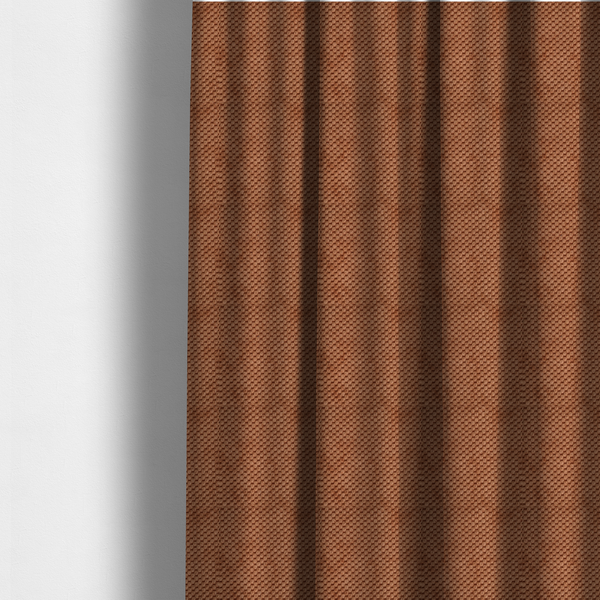 Ohio Dotted Soft Textured In Orange Corduroy Upholstery Fabric CTR-2986 - Made To Measure Curtains