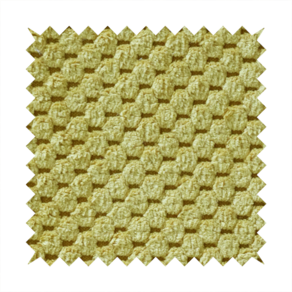 Ohio Dotted Soft Textured In Yellow Corduroy Upholstery Fabric CTR-2987