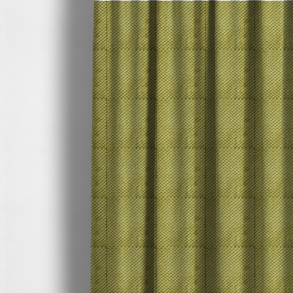 Ohio Dotted Soft Textured In Yellow Corduroy Upholstery Fabric CTR-2987 - Made To Measure Curtains