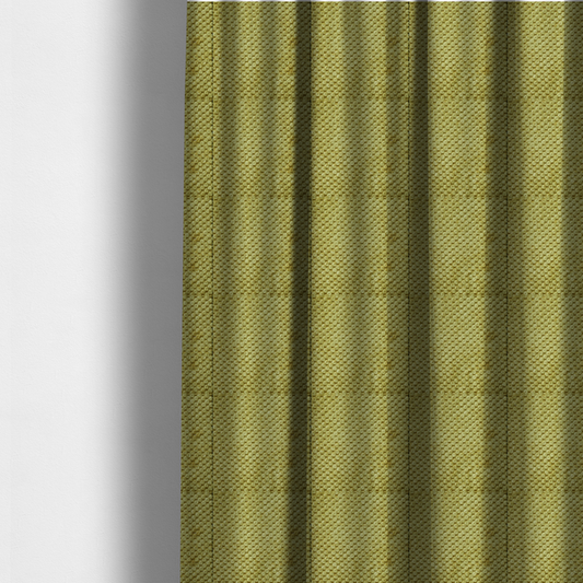 Ohio Dotted Soft Textured In Yellow Corduroy Upholstery Fabric CTR-2987 - Made To Measure Curtains