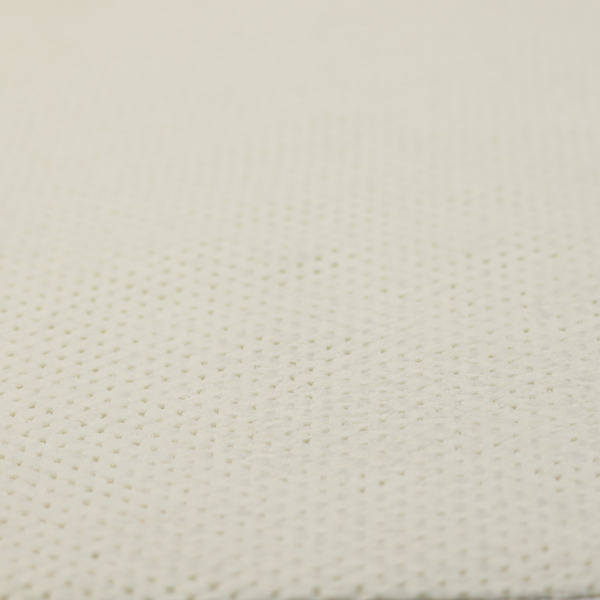 Ohio Dotted Soft Textured In Corduroy Upholstery Fabric Snow White Colour CTR-2988