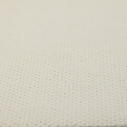 Ohio Dotted Soft Textured In Corduroy Upholstery Fabric Snow White Colour CTR-2988