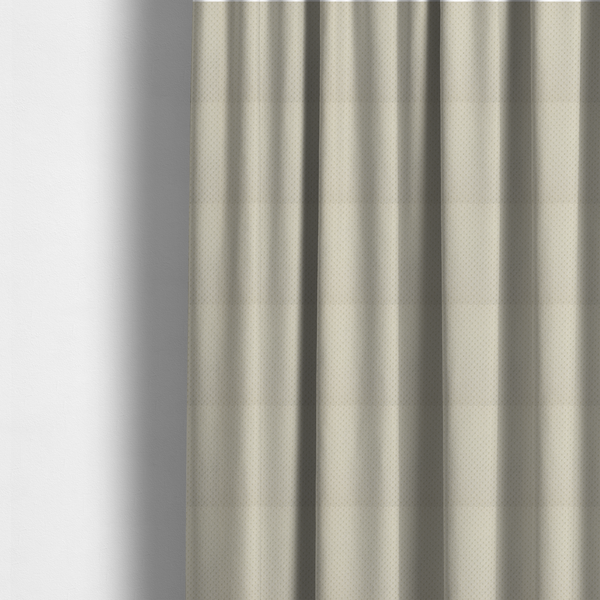 Ohio Dotted Soft Textured In Corduroy Upholstery Fabric Snow White Colour CTR-2988 - Made To Measure Curtains