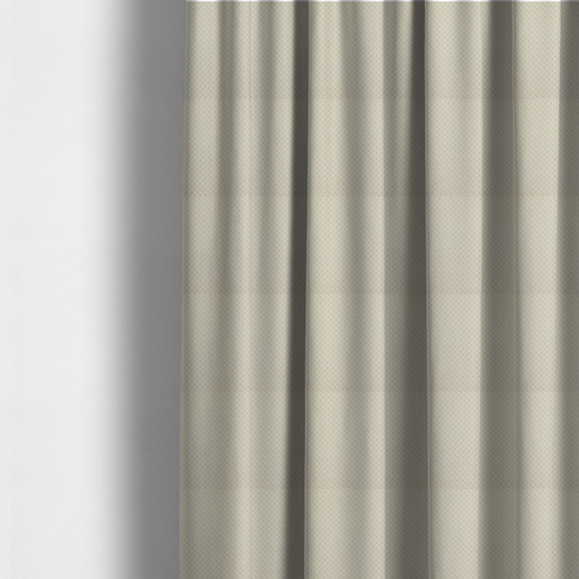 Ohio Dotted Soft Textured In Corduroy Upholstery Fabric Snow White Colour CTR-2988 - Made To Measure Curtains
