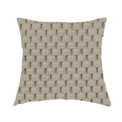 Ohio Dotted Soft Textured In Corduroy Upholstery Fabric Beige Colour CTR-2989 - Handmade Cushions