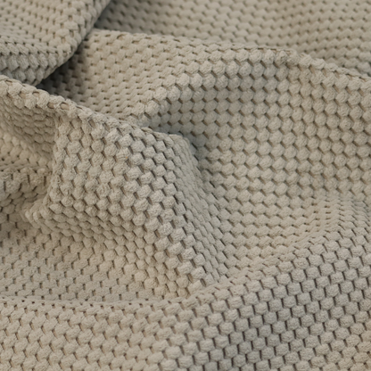 Ohio Dotted Soft Textured In Corduroy Upholstery Fabric Beige Colour CTR-2989 - Handmade Cushions