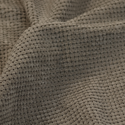 Ohio Dotted Soft Textured In Corduroy Upholstery Fabric Dark Beige Colour CTR-2990 - Handmade Cushions