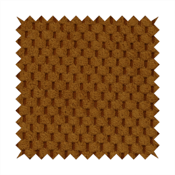 Ohio Dotted Soft Textured In Corduroy Upholstery Fabric Burnt Orange Colour CTR-2991