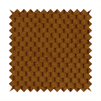 Ohio Dotted Soft Textured In Corduroy Upholstery Fabric Burnt Orange Colour CTR-2991