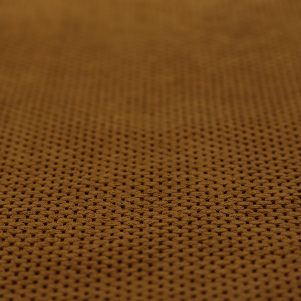 Ohio Dotted Soft Textured In Corduroy Upholstery Fabric Burnt Orange Colour CTR-2991