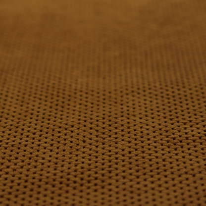 Ohio Dotted Soft Textured In Corduroy Upholstery Fabric Burnt Orange Colour CTR-2991