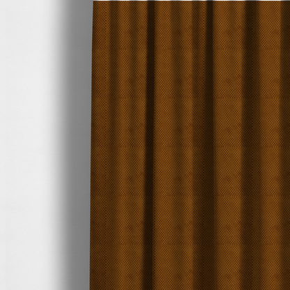 Ohio Dotted Soft Textured In Corduroy Upholstery Fabric Burnt Orange Colour CTR-2991 - Made To Measure Curtains