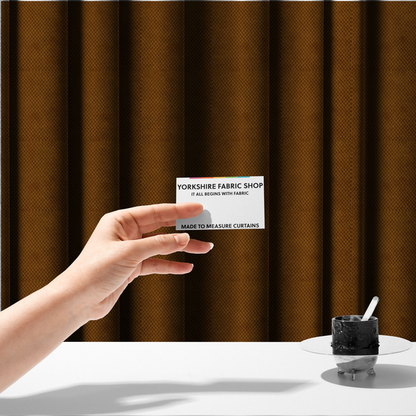 Ohio Dotted Soft Textured In Corduroy Upholstery Fabric Burnt Orange Colour CTR-2991 - Made To Measure Curtains