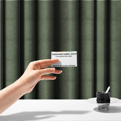 Ohio Dotted Soft Textured In Corduroy Upholstery Fabric Sage Green Colour CTR-2992 - Made To Measure Curtains