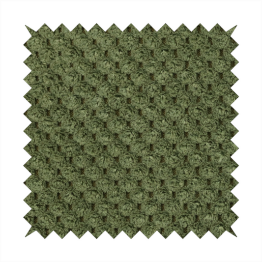 Ohio Dotted Soft Textured In Corduroy Upholstery Fabric Forest Green Colour CTR-2993