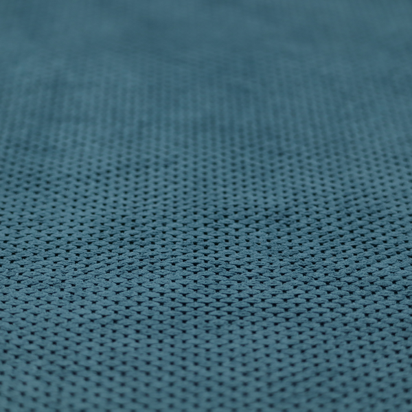 Ohio Dotted Soft Textured In Corduroy Upholstery Fabric Blue Colour CTR-2994