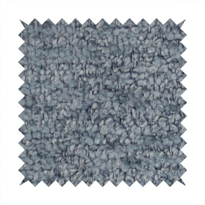 Seoul Boucle Upholstery Fabric Sky Blue Colour CTR-2995 - Made To Measure Curtains