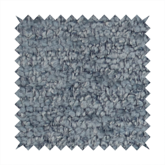 Seoul Boucle Upholstery Fabric Sky Blue Colour CTR-2995