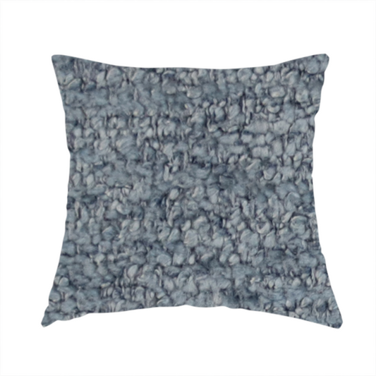 Seoul Boucle Upholstery Fabric Sky Blue Colour CTR-2995 - Handmade Cushions