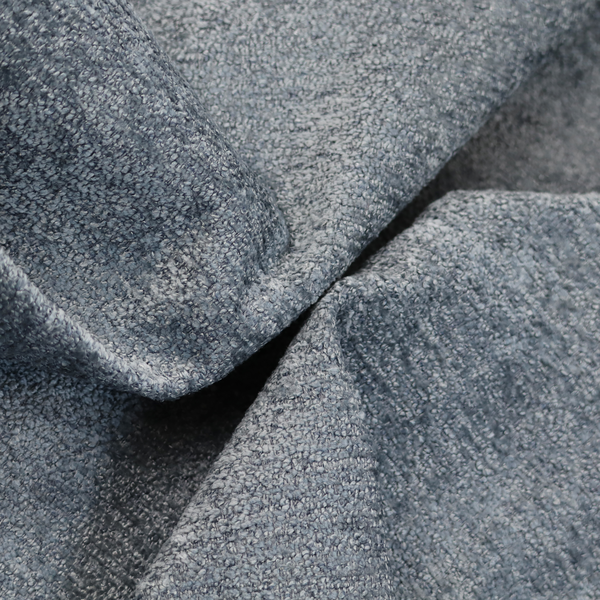 Seoul Boucle Upholstery Fabric Sky Blue Colour CTR-2995 - Made To Measure Curtains