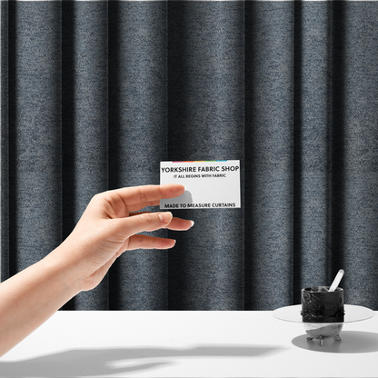 Seoul Boucle Upholstery Fabric Sky Blue Colour CTR-2995 - Made To Measure Curtains